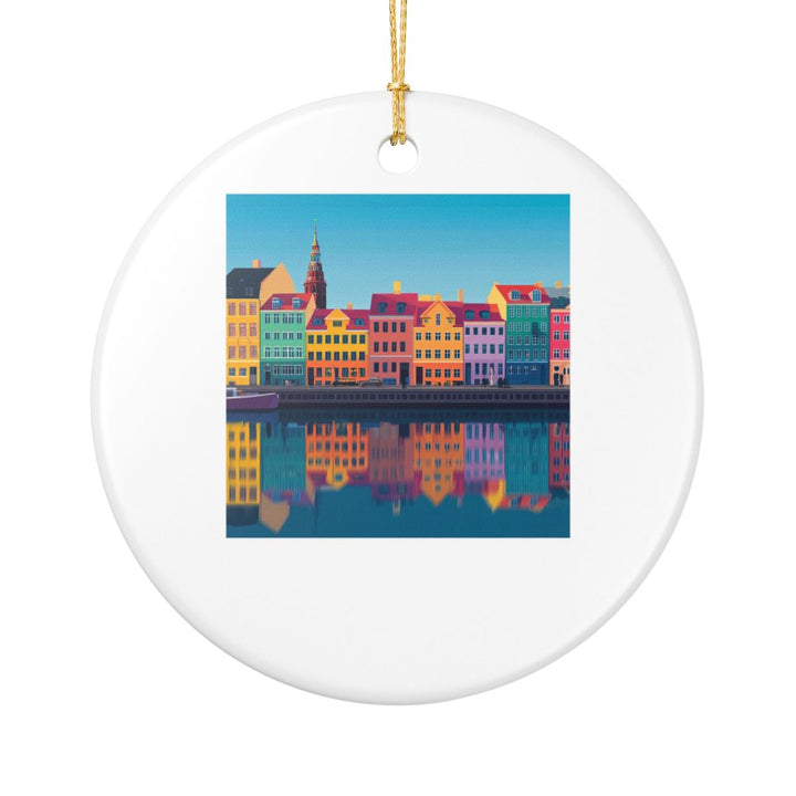 Copenhagen Denmark Ornament: Unique Copenhagen Souvenir, Copenhagen Denmark Xmas Decor, and Authentic Copenhagen Gift