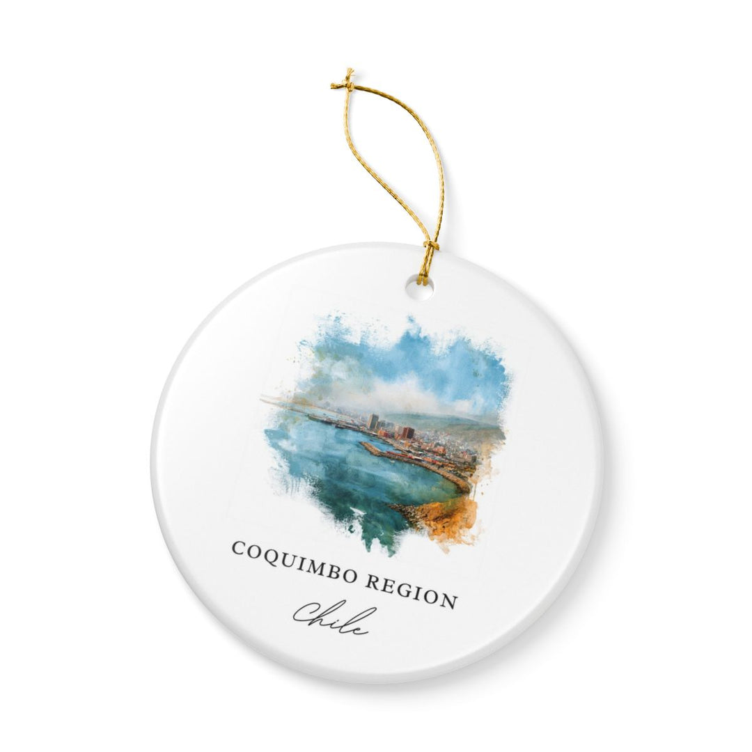 Coquimbo Region Chile Ornament: Unique Coquimbo Region Souvenir, Coquimbo Region Chile Xmas Decor, and Authentic Coquimbo Region Gift