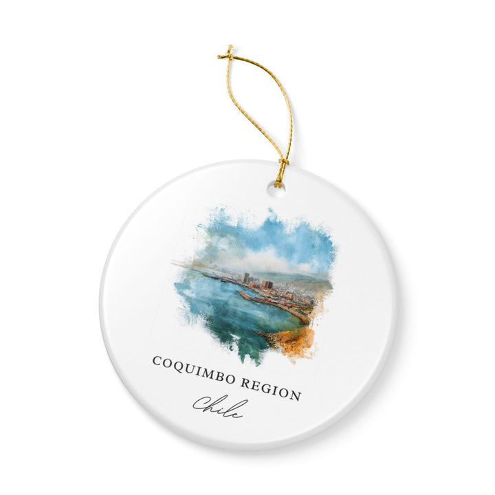 Coquimbo Region Chile Ornament: Unique Coquimbo Region Souvenir, Coquimbo Region Chile Xmas Decor, and Authentic Coquimbo Region Gift