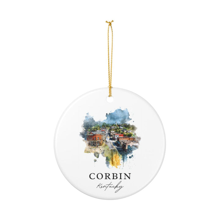 Corbin Kentucky Ornament: Unique Corbin Souvenir, Corbin Kentucky Xmas Decor, and Authentic Corbin Gift
