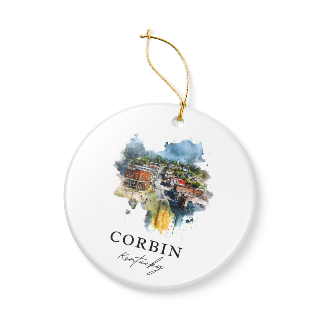 Corbin Kentucky Ornament: Unique Corbin Souvenir, Corbin Kentucky Xmas Decor, and Authentic Corbin Gift