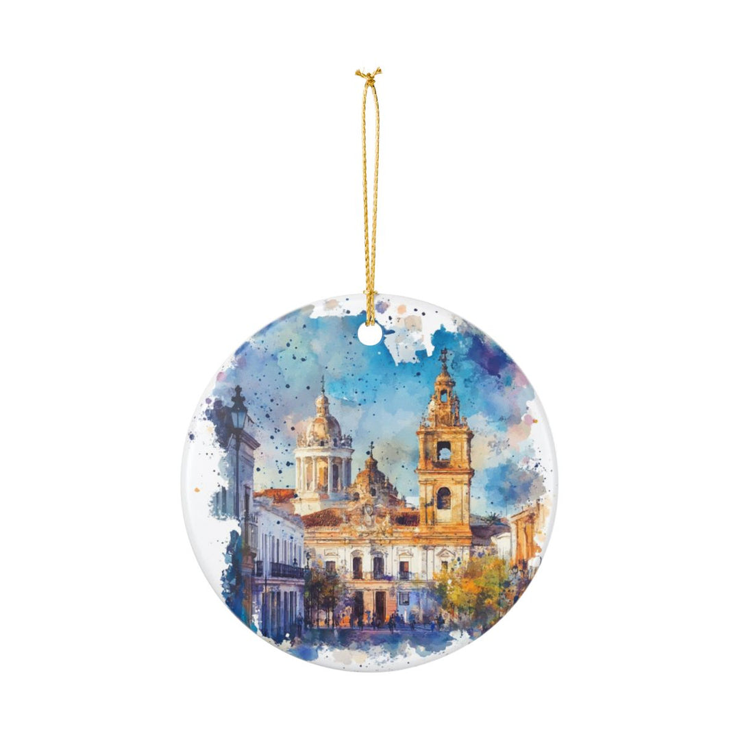 Cordoba Argentina Ornament: Unique Cordoba Argentina Souvenir, Cordoba Argentina Xmas Decor, and Authentic Cordoba Argentina Gift