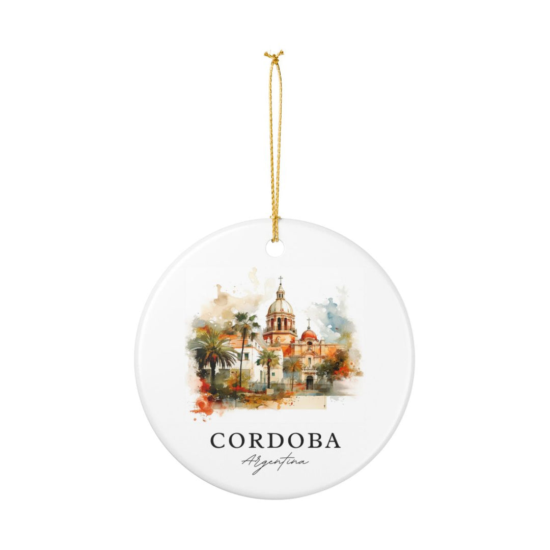 Cordoba Argentina Ornament: Unique Cordoba Argentina Souvenir, Cordoba Argentina Xmas Decor, and Authentic Cordoba Argentina Gift