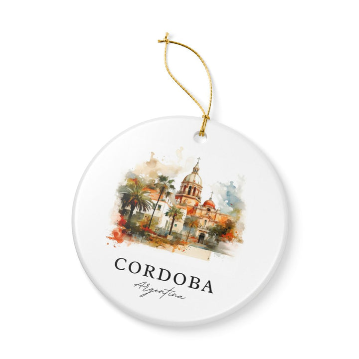 Cordoba Argentina Ornament: Unique Cordoba Argentina Souvenir, Cordoba Argentina Xmas Decor, and Authentic Cordoba Argentina Gift