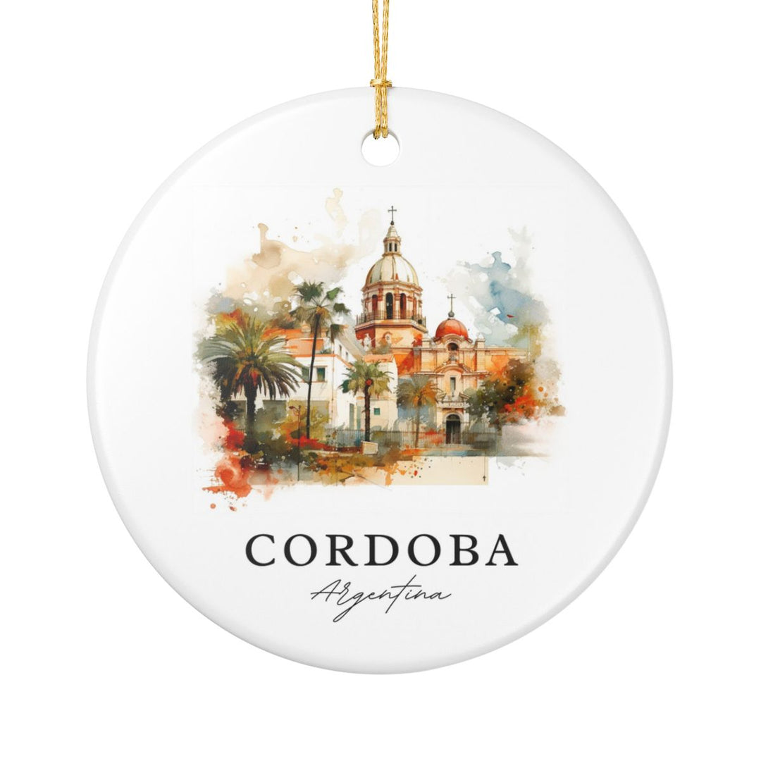 Cordoba Argentina Ornament: Unique Cordoba Argentina Souvenir, Cordoba Argentina Xmas Decor, and Authentic Cordoba Argentina Gift
