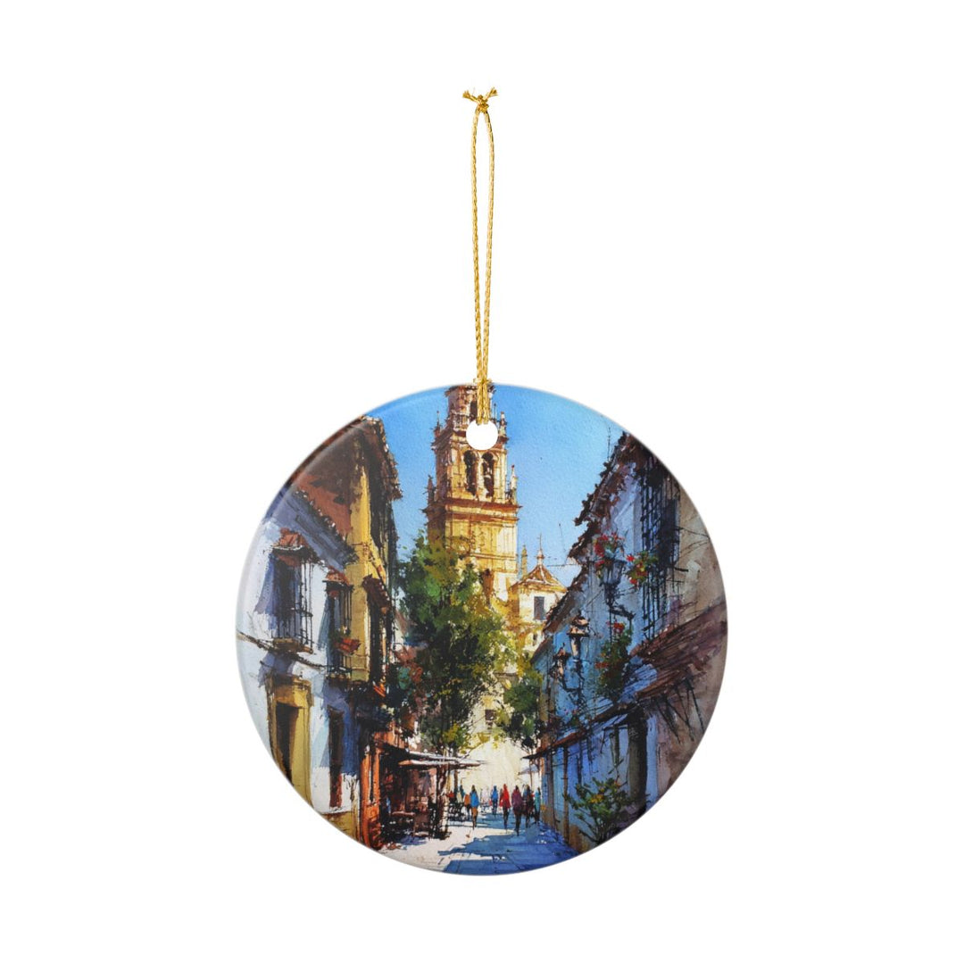 Cordoba Spain Ornament: Unique Cordoba Spain Souvenir, Cordoba Spain Xmas Decor, and Authentic Cordoba Spain Gift