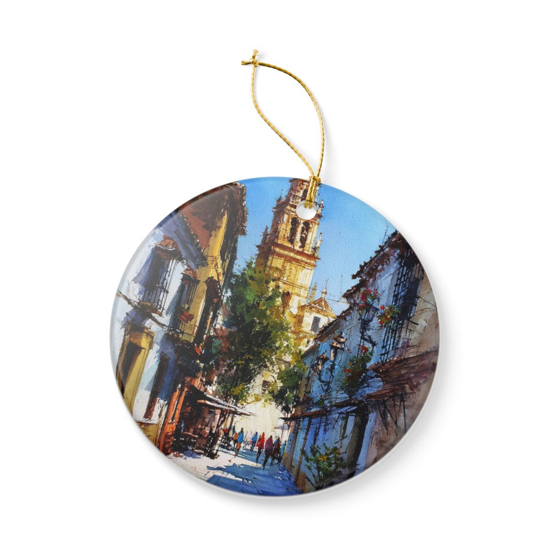 Cordoba Spain Ornament: Unique Cordoba Spain Souvenir, Cordoba Spain Xmas Decor, and Authentic Cordoba Spain Gift