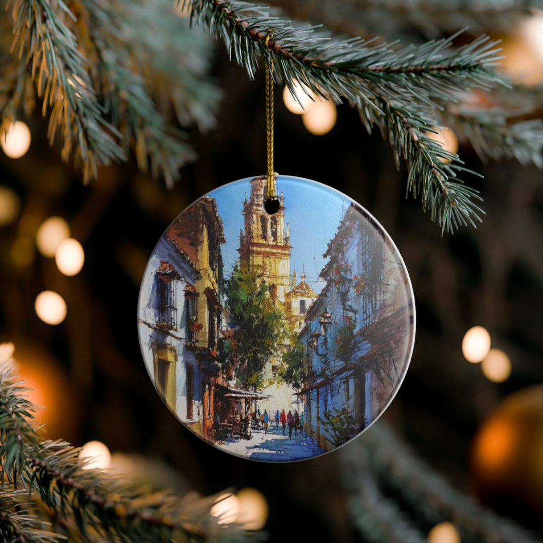 Cordoba Spain Ornament: Unique Cordoba Spain Souvenir, Cordoba Spain Xmas Decor, and Authentic Cordoba Spain Gift