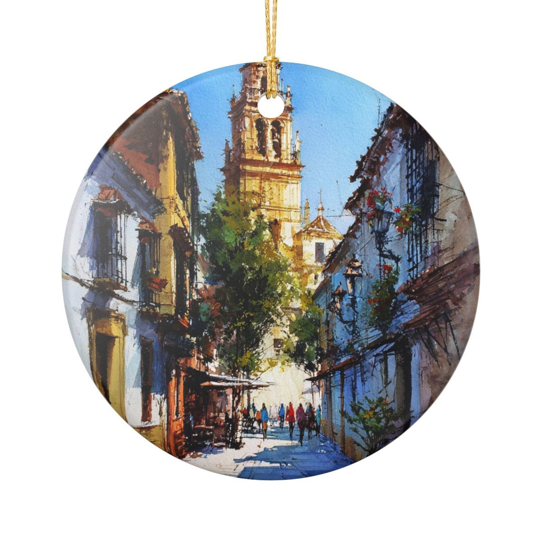 Cordoba Spain Ornament: Unique Cordoba Spain Souvenir, Cordoba Spain Xmas Decor, and Authentic Cordoba Spain Gift