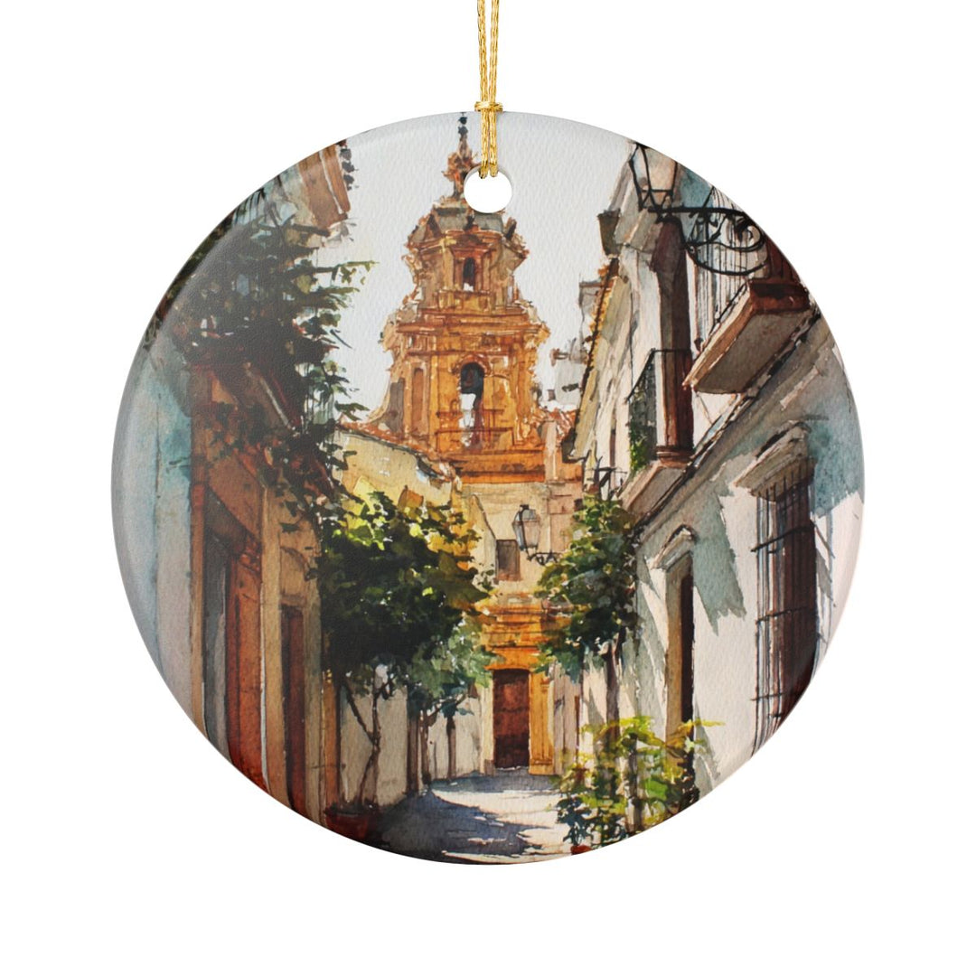 Cordoba Spain Ornament: Unique Cordoba Spain Souvenir, Cordoba Spain Xmas Decor, and Authentic Cordoba Spain Gift