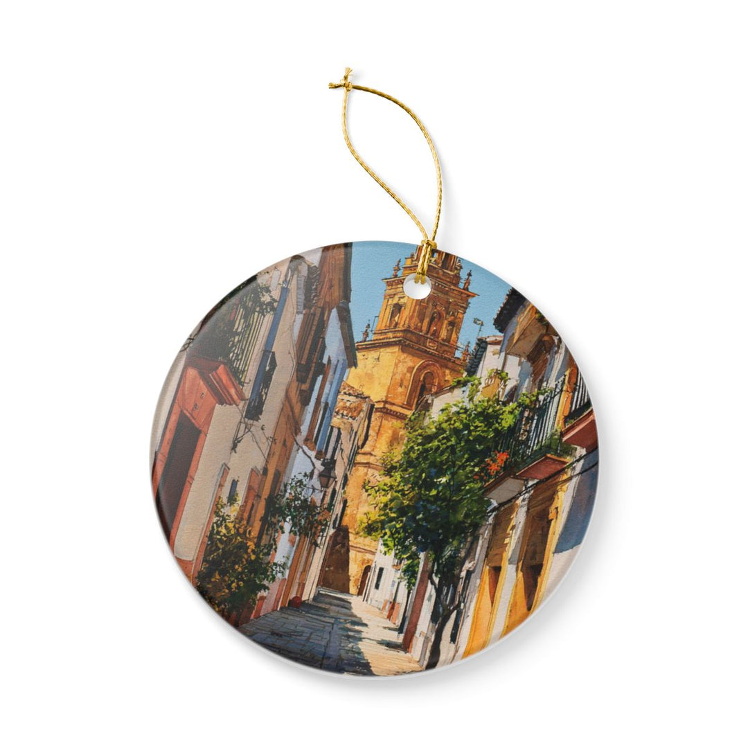 Cordoba Spain Ornament: Unique Cordoba Spain Souvenir, Cordoba Spain Xmas Decor, and Authentic Cordoba Spain Gift