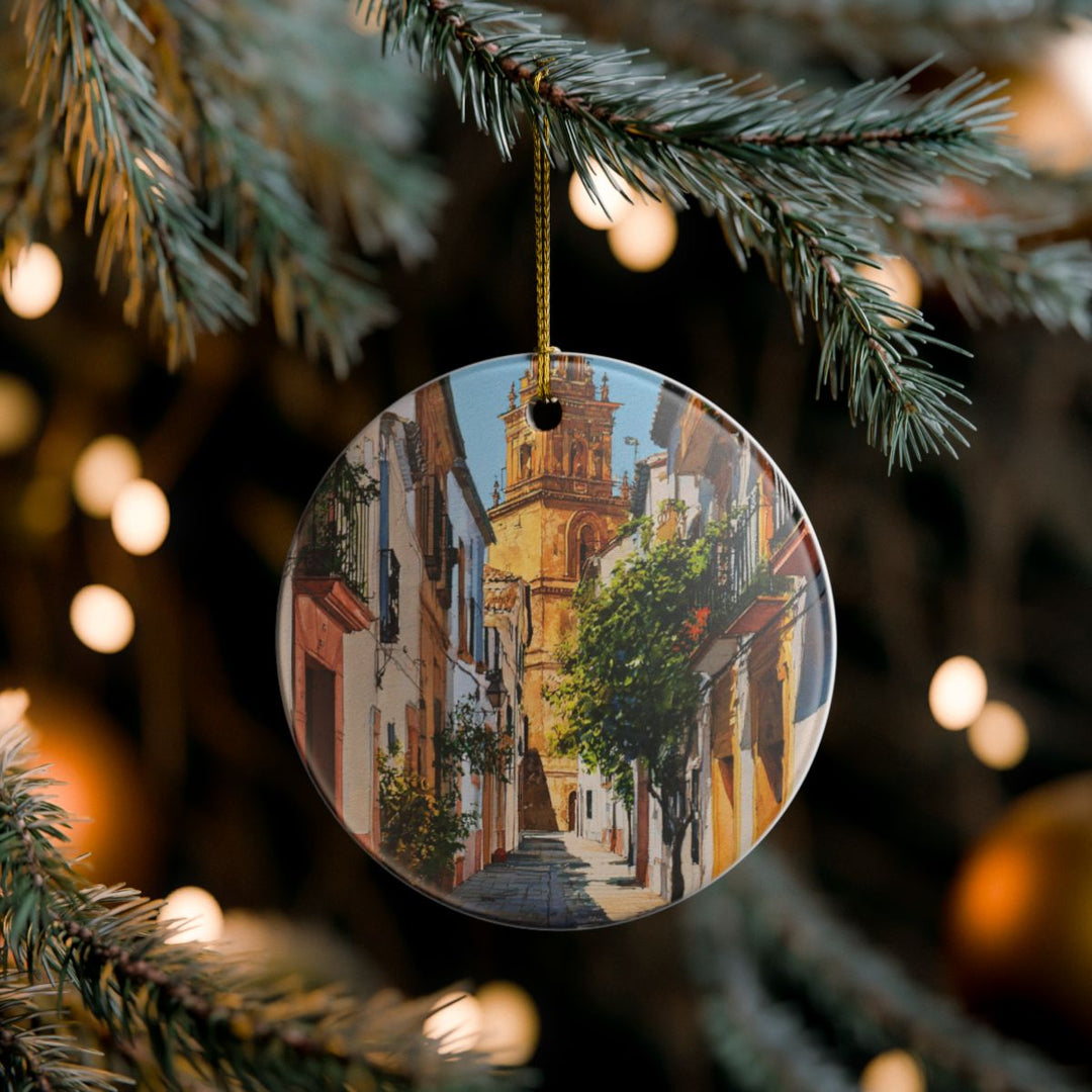 Cordoba Spain Ornament: Unique Cordoba Spain Souvenir, Cordoba Spain Xmas Decor, and Authentic Cordoba Spain Gift