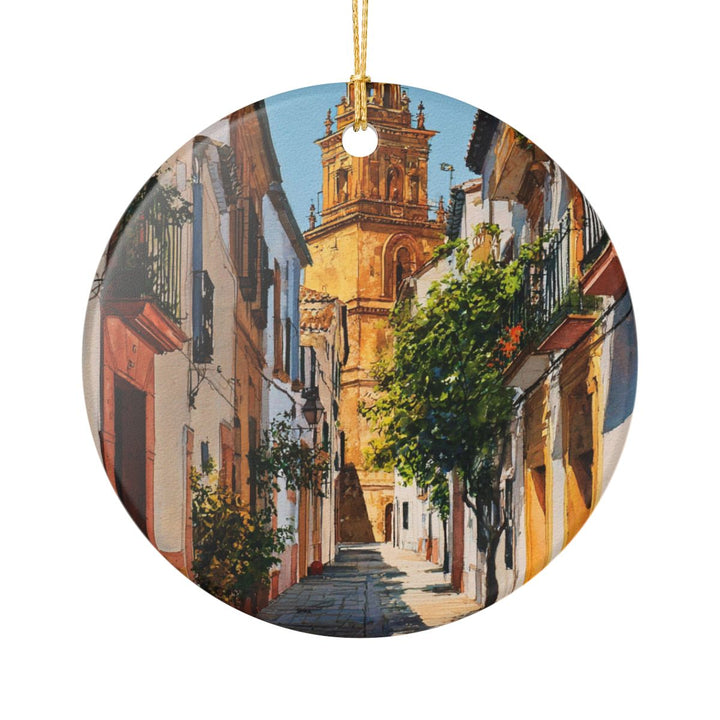 Cordoba Spain Ornament: Unique Cordoba Spain Souvenir, Cordoba Spain Xmas Decor, and Authentic Cordoba Spain Gift