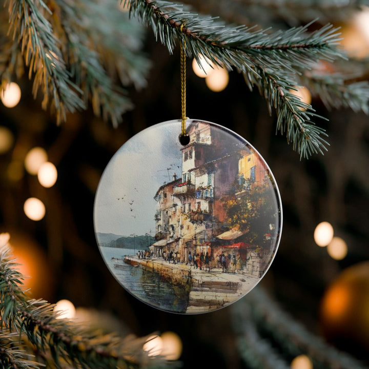 Corfu Greece Ornament: Unique Corfu Souvenir, Corfu Greece Xmas Decor, and Authentic Corfu Gift