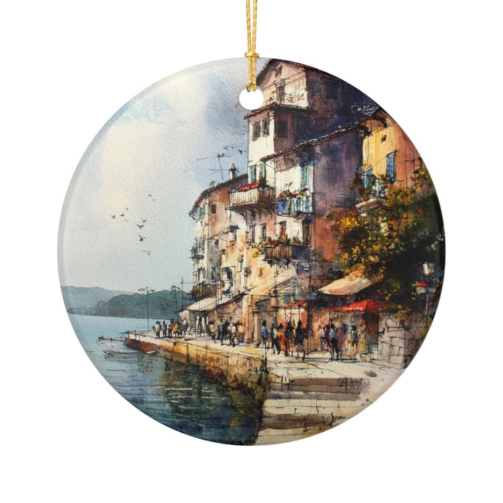 Corfu Greece Ornament: Unique Corfu Souvenir, Corfu Greece Xmas Decor, and Authentic Corfu Gift