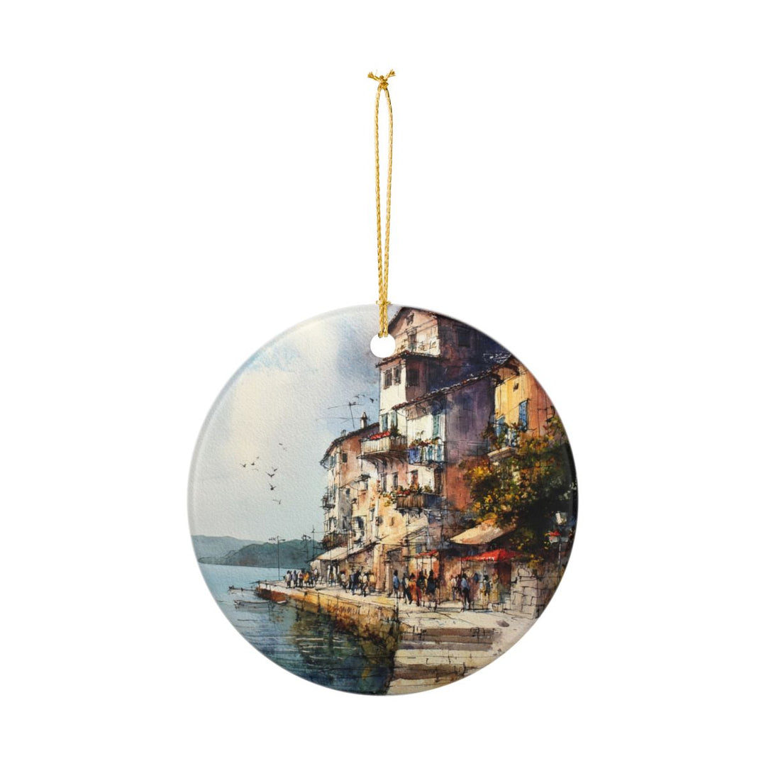 Corfu Greece Ornament: Unique Corfu Souvenir, Corfu Greece Xmas Decor, and Authentic Corfu Gift
