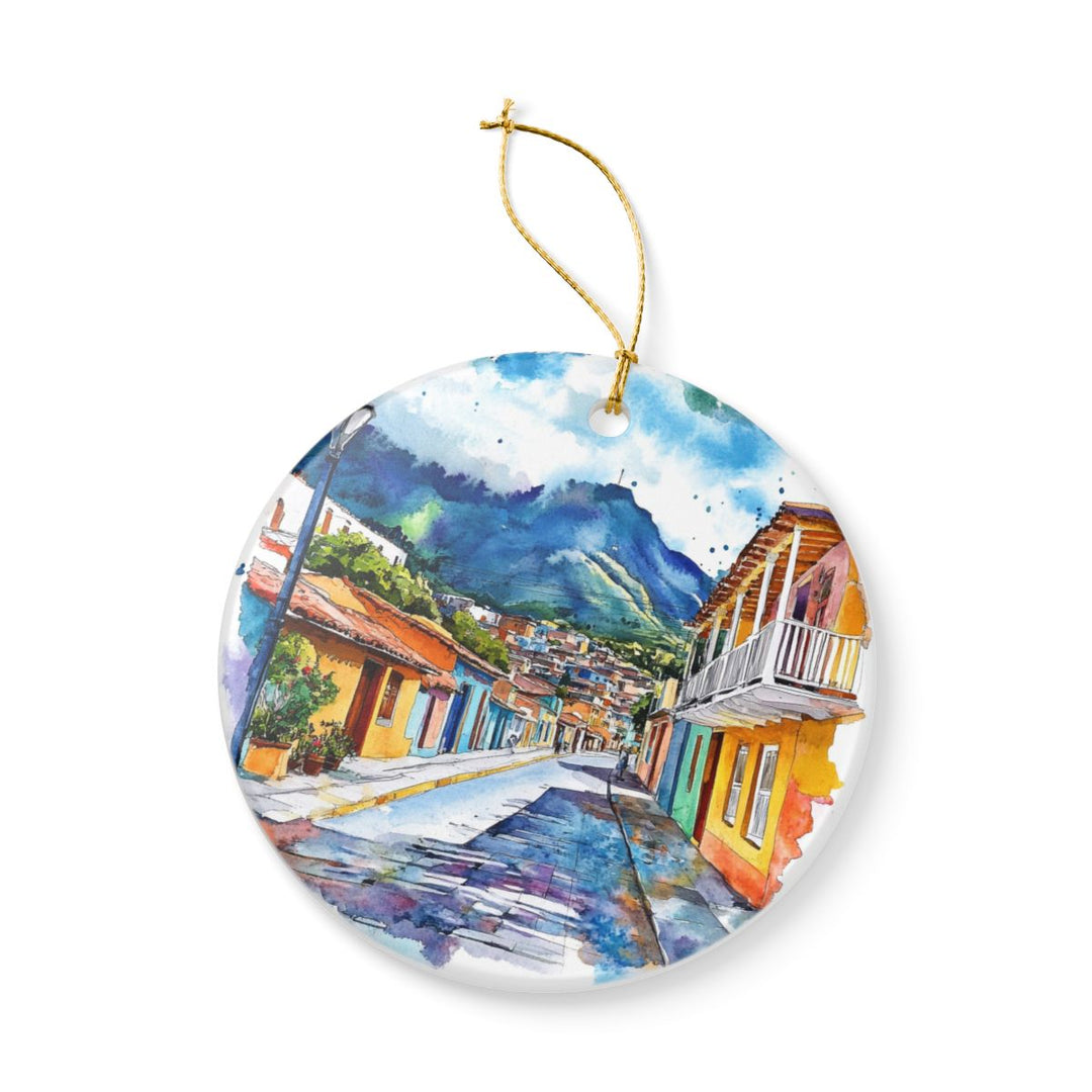 Coroico Bolivia Ornament: Unique Coroico Souvenir, Coroico Bolivia Xmas Decor, and Authentic Coroico Gift