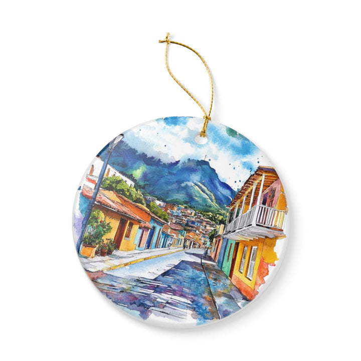 Coroico Bolivia Ornament: Unique Coroico Souvenir, Coroico Bolivia Xmas Decor, and Authentic Coroico Gift