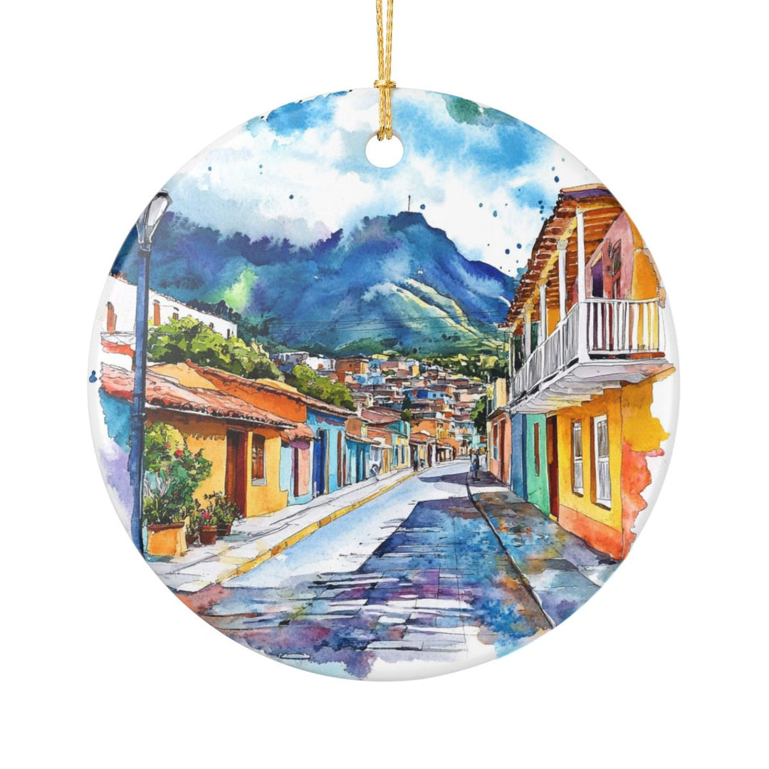 Coroico Bolivia Ornament: Unique Coroico Souvenir, Coroico Bolivia Xmas Decor, and Authentic Coroico Gift