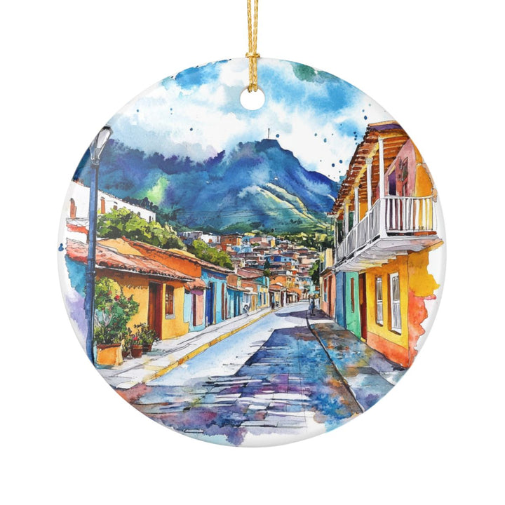Coroico Bolivia Ornament: Unique Coroico Souvenir, Coroico Bolivia Xmas Decor, and Authentic Coroico Gift