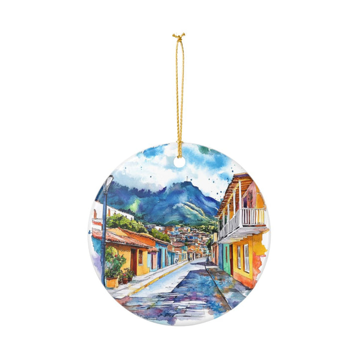 Coroico Bolivia Ornament: Unique Coroico Souvenir, Coroico Bolivia Xmas Decor, and Authentic Coroico Gift