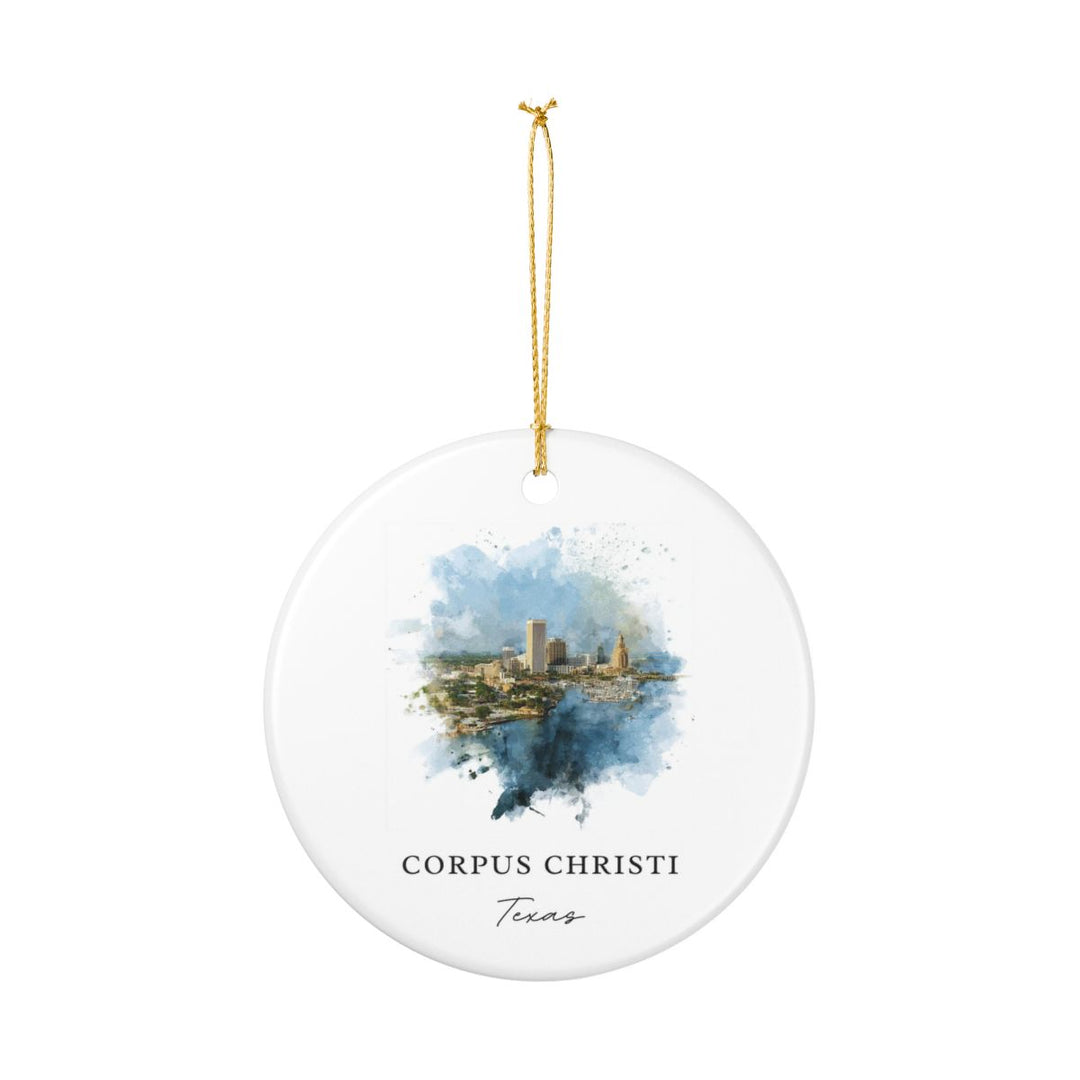 Corpus Christi Texas Ornament: Unique Corpus Christi Souvenir, Corpus Christi Texas Xmas Decor, and Authentic Corpus Christi Gift
