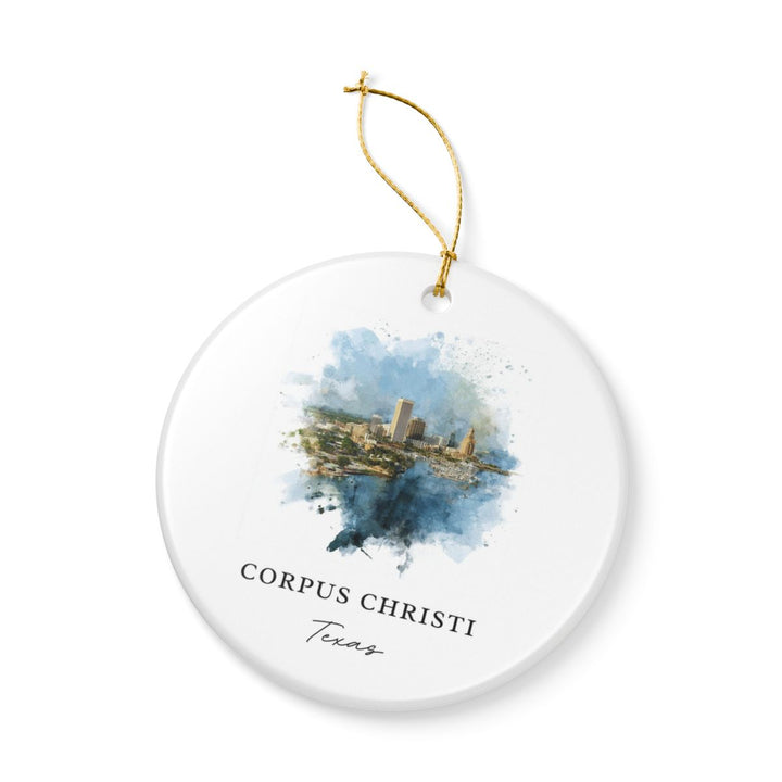 Corpus Christi Texas Ornament: Unique Corpus Christi Souvenir, Corpus Christi Texas Xmas Decor, and Authentic Corpus Christi Gift