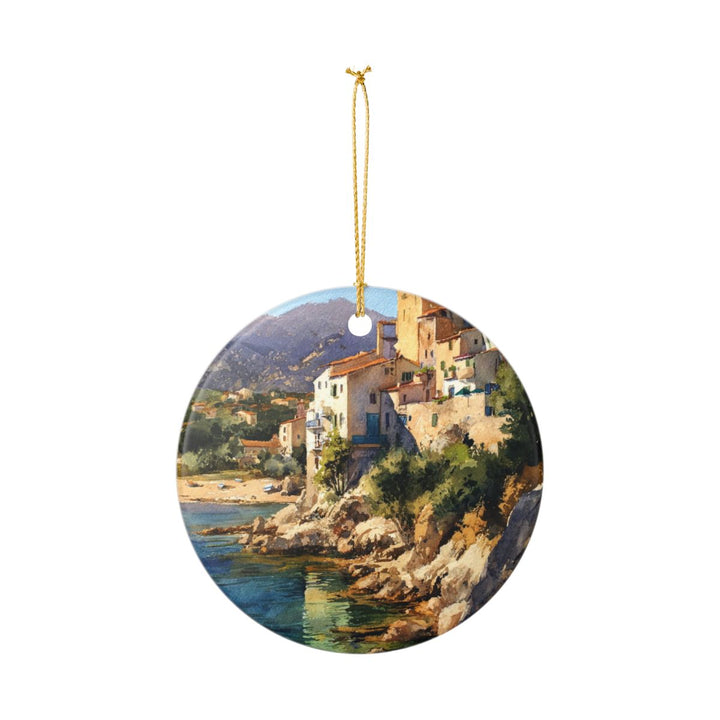 Corsica France Ornament: Unique Corsica Souvenir, Corsica France Xmas Decor, and Authentic Corsica Gift