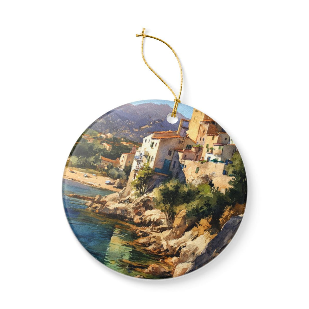 Corsica France Ornament: Unique Corsica Souvenir, Corsica France Xmas Decor, and Authentic Corsica Gift