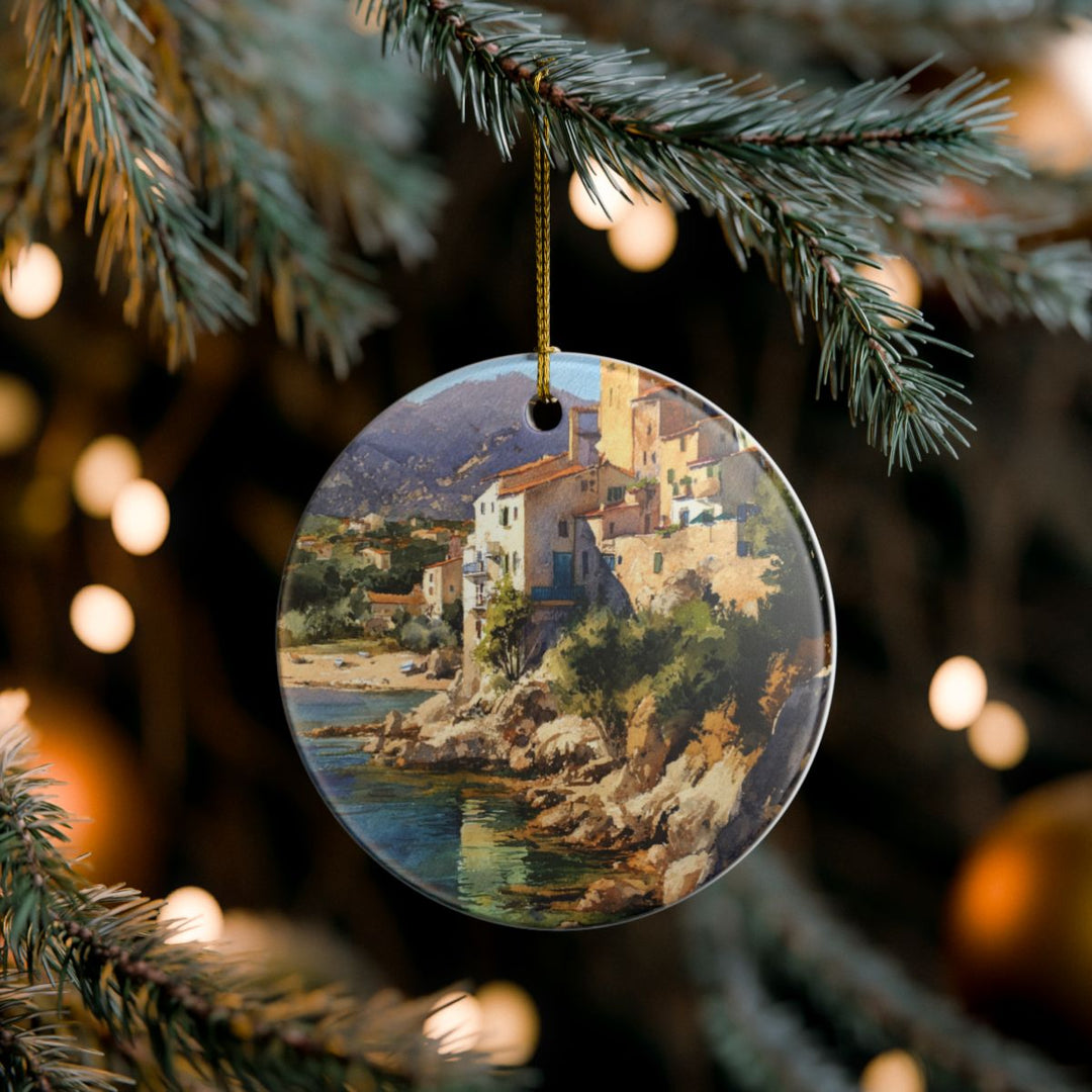 Corsica France Ornament: Unique Corsica Souvenir, Corsica France Xmas Decor, and Authentic Corsica Gift