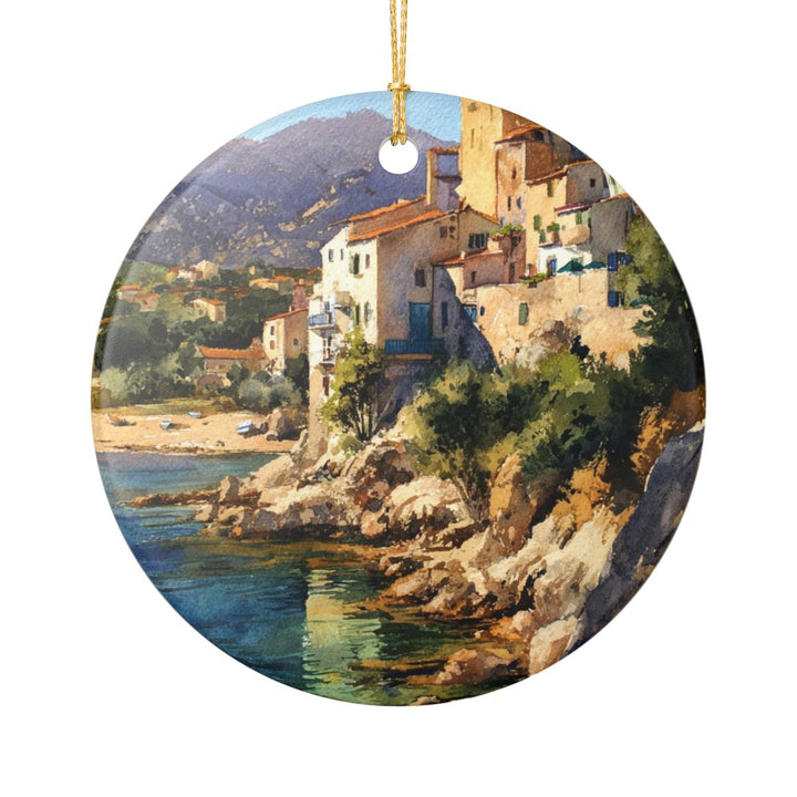 Corsica France Ornament: Unique Corsica Souvenir, Corsica France Xmas Decor, and Authentic Corsica Gift