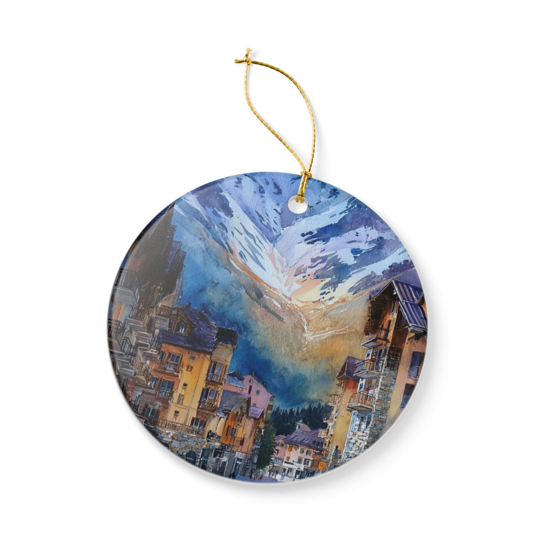 Courchevel France Ornament: Unique Courchevel France Souvenir, Courchevel France Xmas Decor, and Authentic Courchevel France Gift