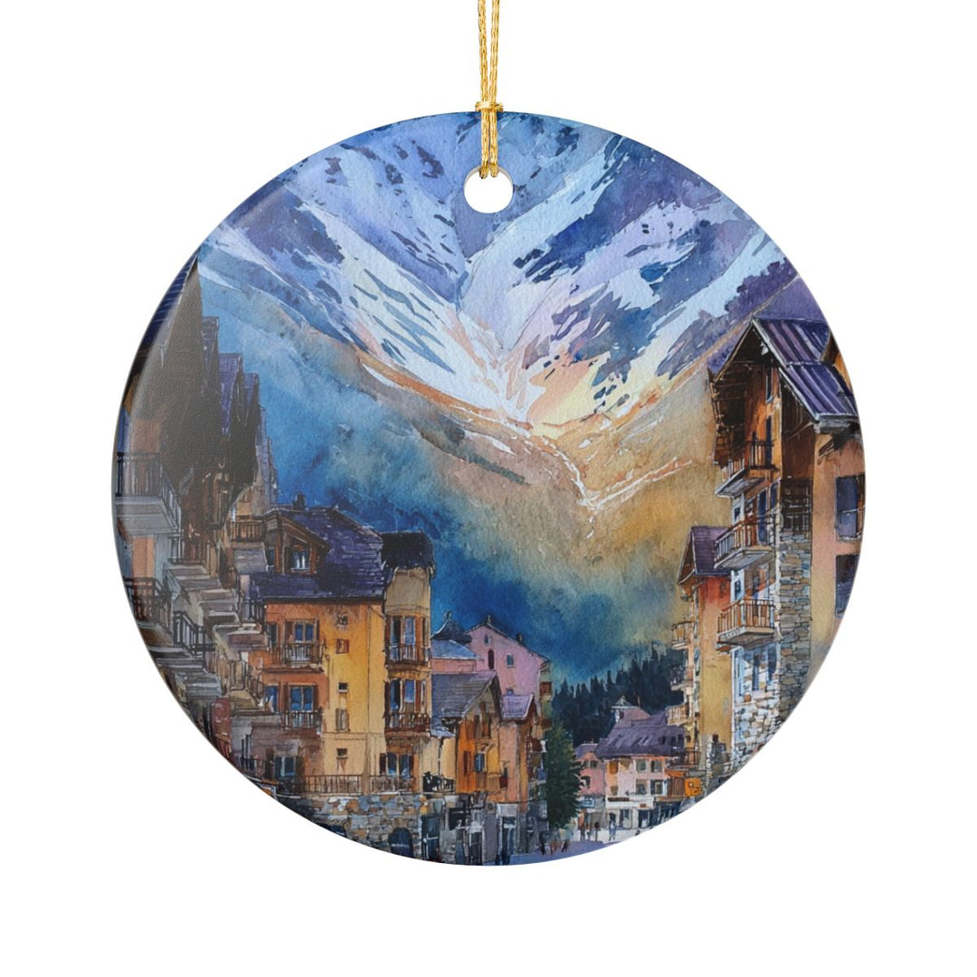 Courchevel France Ornament: Unique Courchevel France Souvenir, Courchevel France Xmas Decor, and Authentic Courchevel France Gift