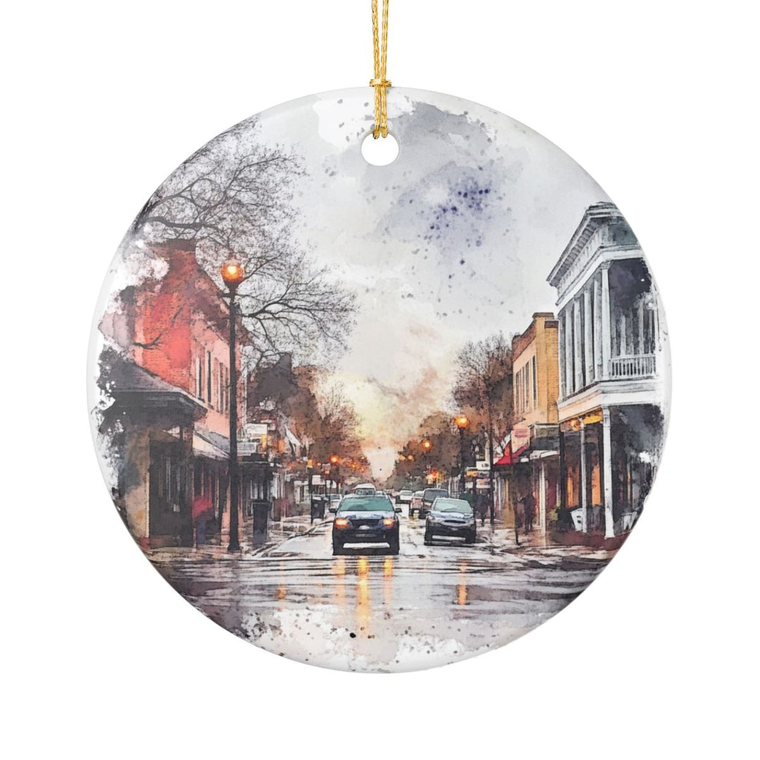 Covington Louisiana Ornament: Unique Covington Louisiana Souvenir, Covington Louisiana Xmas Decor, and Authentic Covington Louisiana Gift