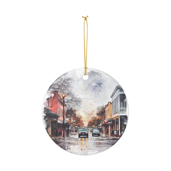 Covington Louisiana Ornament: Unique Covington Louisiana Souvenir, Covington Louisiana Xmas Decor, and Authentic Covington Louisiana Gift