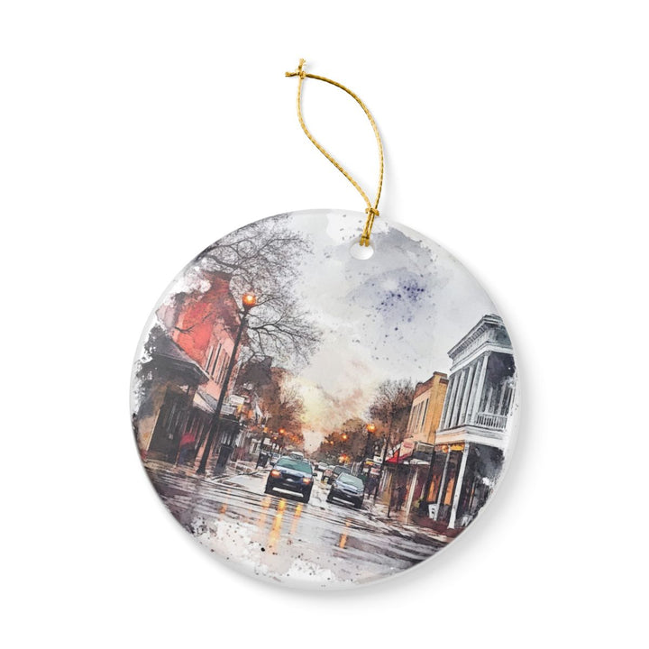 Covington Louisiana Ornament: Unique Covington Louisiana Souvenir, Covington Louisiana Xmas Decor, and Authentic Covington Louisiana Gift