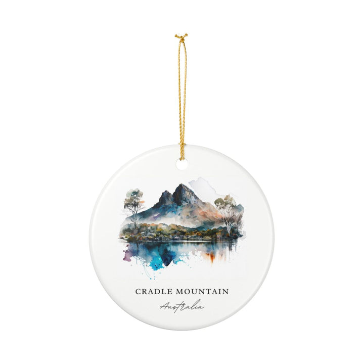 Cradle Mountain Australia Ornament: Unique Cradle Mountain Souvenir, Cradle Mountain Australia Xmas Decor, and Authentic Cradle Mountain Gift