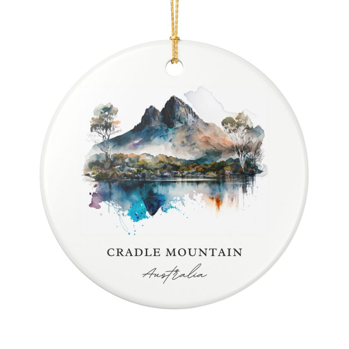 Cradle Mountain Australia Ornament: Unique Cradle Mountain Souvenir, Cradle Mountain Australia Xmas Decor, and Authentic Cradle Mountain Gift