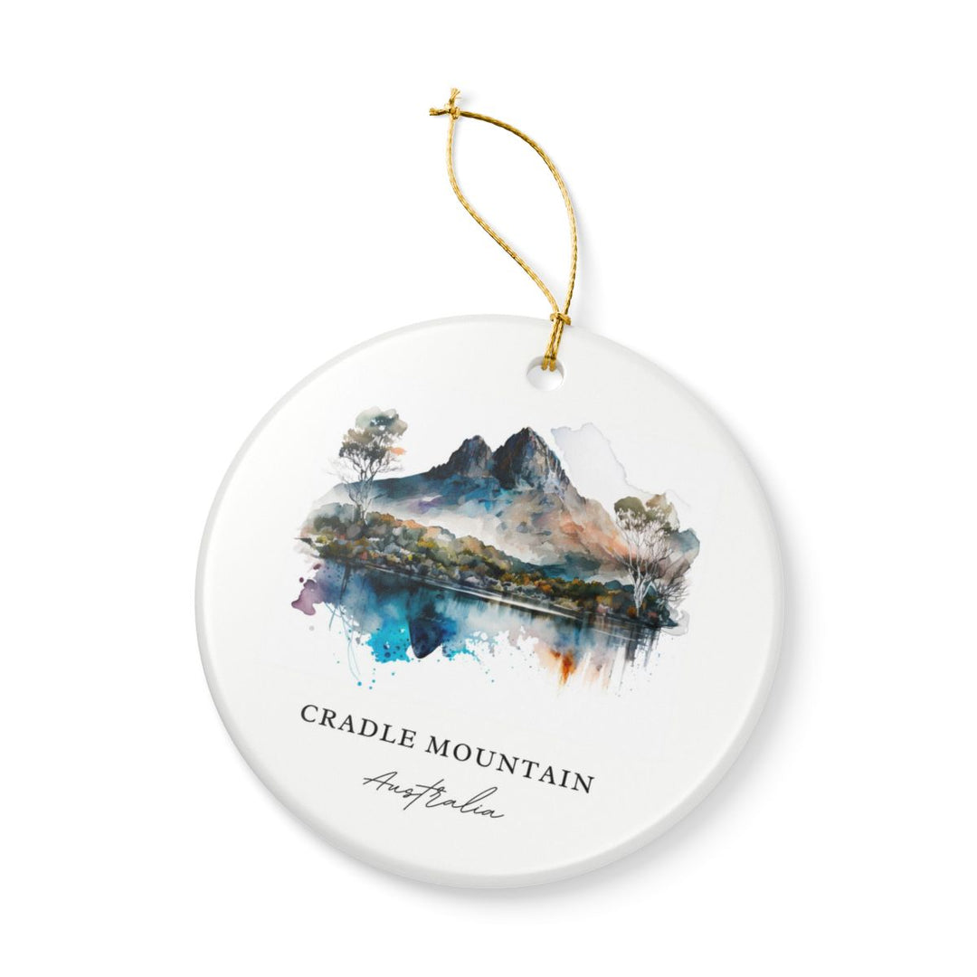 Cradle Mountain Australia Ornament: Unique Cradle Mountain Souvenir, Cradle Mountain Australia Xmas Decor, and Authentic Cradle Mountain Gift