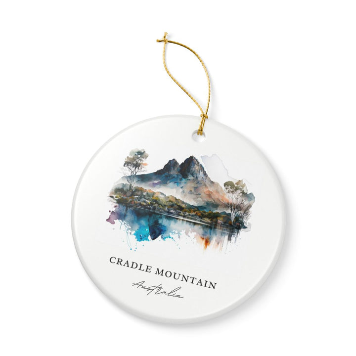 Cradle Mountain Australia Ornament: Unique Cradle Mountain Souvenir, Cradle Mountain Australia Xmas Decor, and Authentic Cradle Mountain Gift