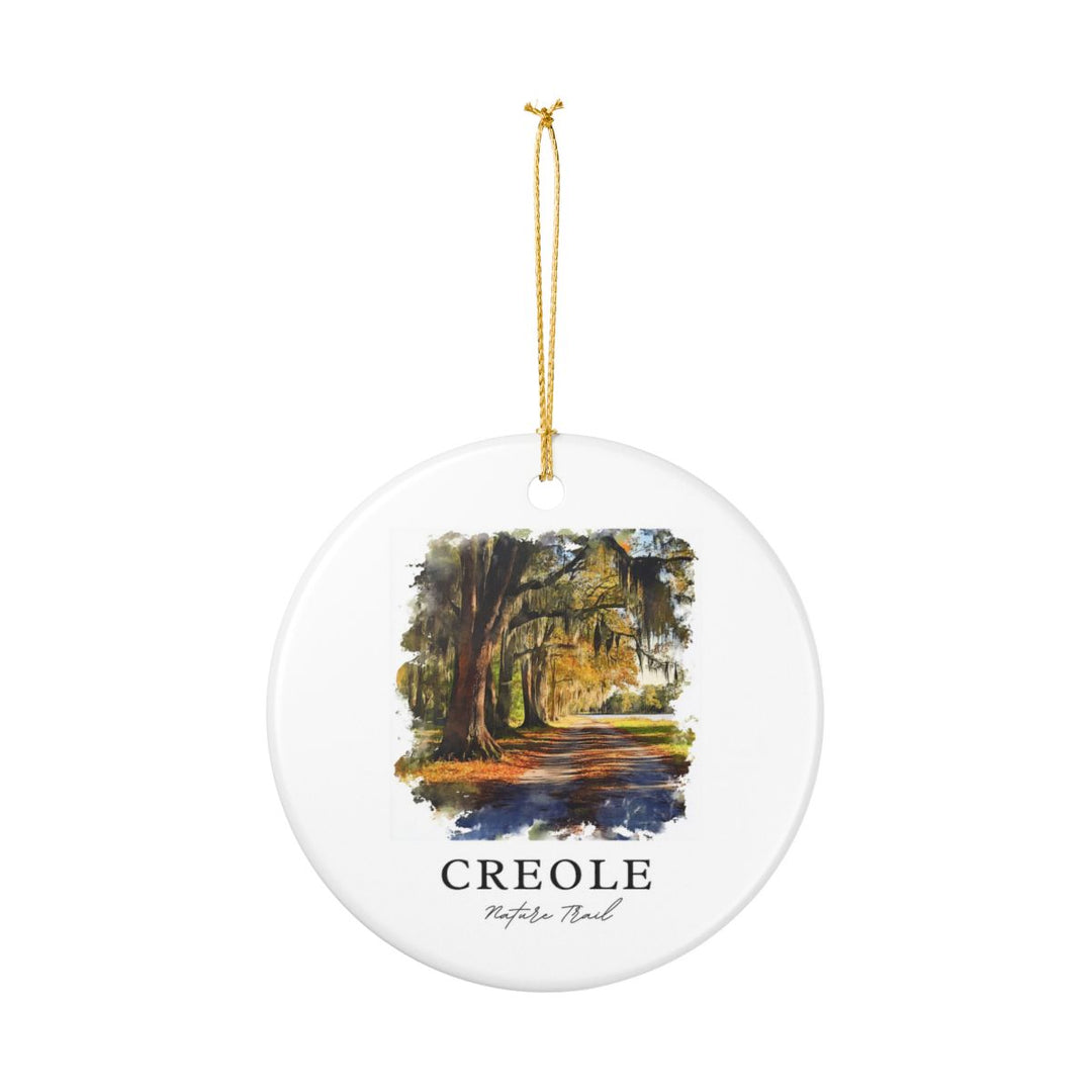 Creole Nature Trail Louisiana Ornament: Unique Creole Nature Trail Louisiana Souvenir, Creole Nature Trail Louisiana Xmas Decor, and Authentic Creole Nature Trail Louisiana Gift