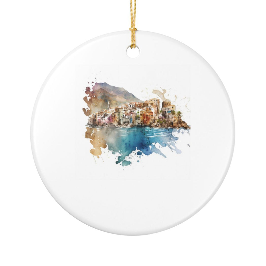 Crete Greece Ornament: Unique Crete Souvenir, Crete Greece Xmas Decor, and Authentic Crete Gift