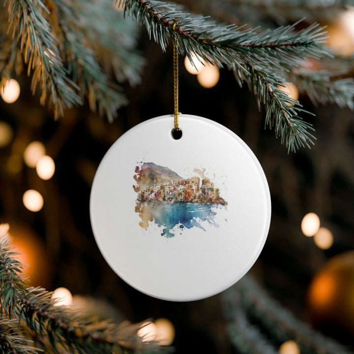 Crete Greece Ornament: Unique Crete Souvenir, Crete Greece Xmas Decor, and Authentic Crete Gift