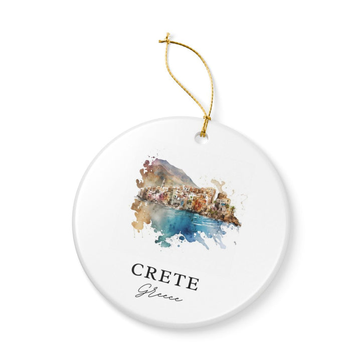 Crete Greece Ornament | Christmas Travel Souvenir Gift