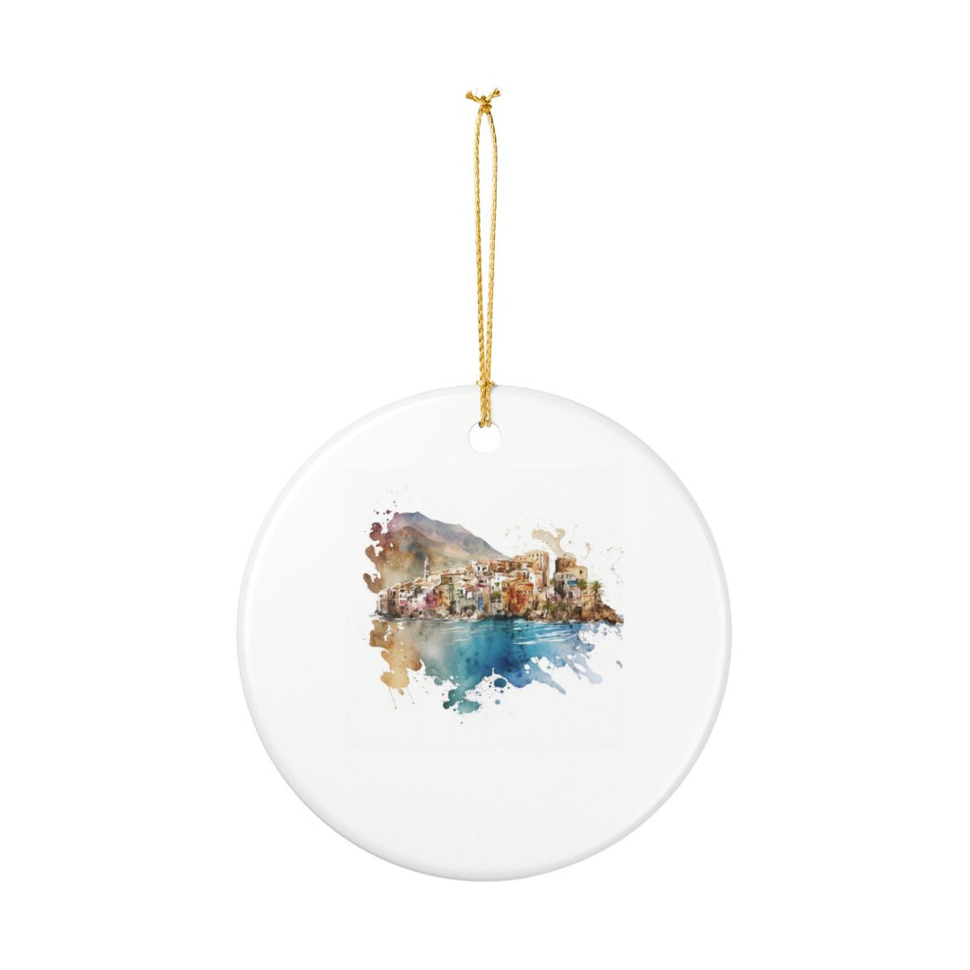 Crete Greece Ornament: Unique Crete Souvenir, Crete Greece Xmas Decor, and Authentic Crete Gift