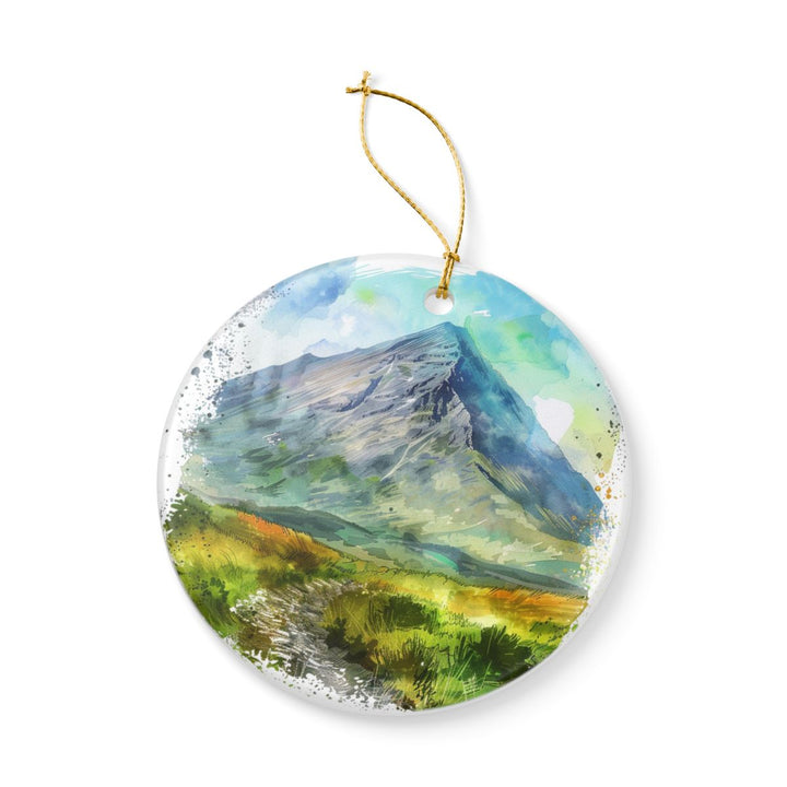 Croagh Patrick Ornament: Unique Croagh Patrick Souvenir, Croagh Patrick Xmas Decor, and Authentic Croagh Patrick Gift