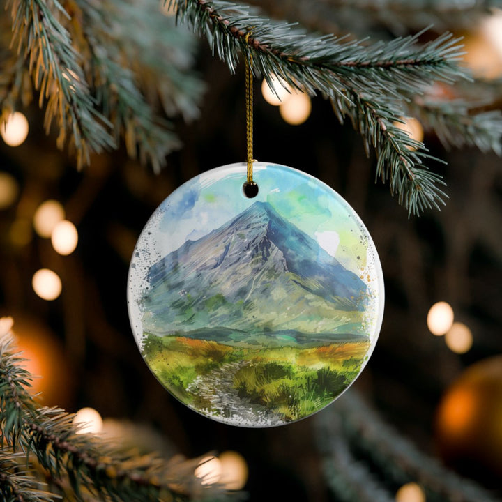 Croagh Patrick Ornament: Unique Croagh Patrick Souvenir, Croagh Patrick Xmas Decor, and Authentic Croagh Patrick Gift