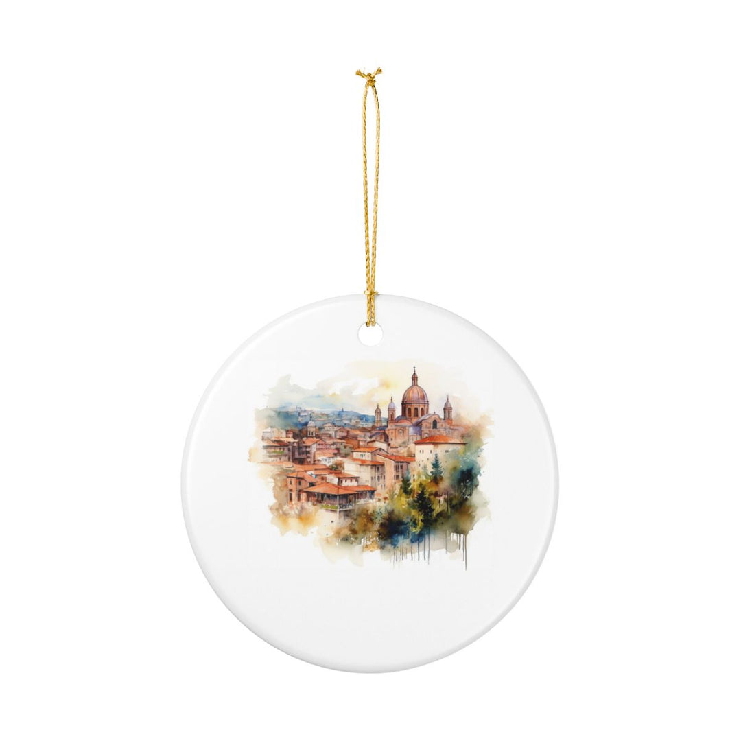 Cuenca Ecuador Ornament: Unique Cuenca Ecuador Souvenir, Cuenca Ecuador Xmas Decor, and Authentic Cuenca Ecuador Gift