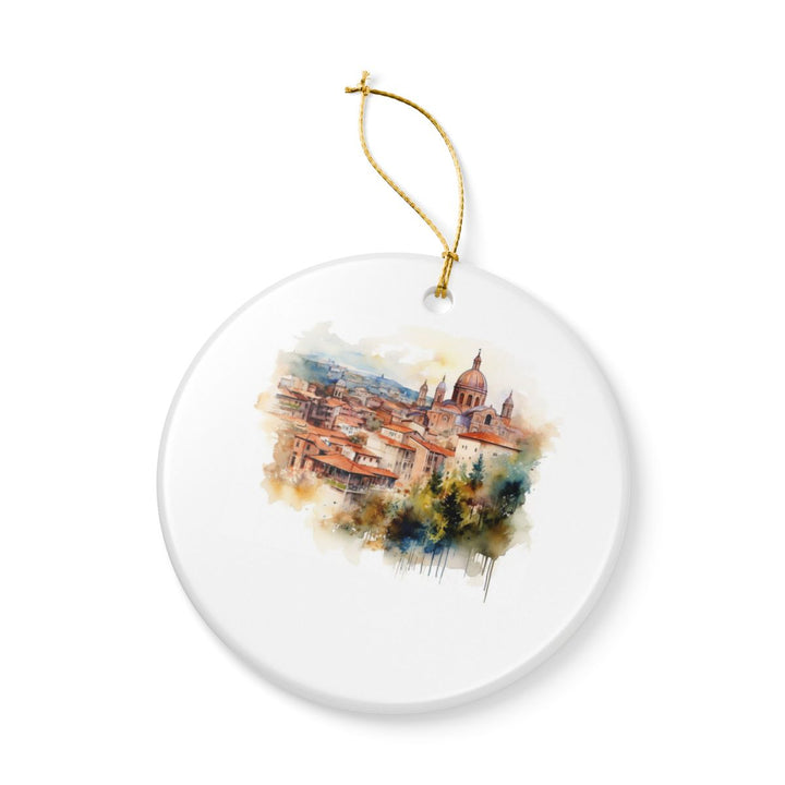 Cuenca Ecuador Ornament: Unique Cuenca Ecuador Souvenir, Cuenca Ecuador Xmas Decor, and Authentic Cuenca Ecuador Gift