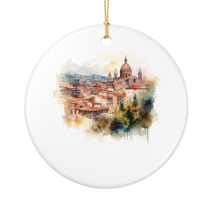Cuenca Ecuador Ornament: Unique Cuenca Ecuador Souvenir, Cuenca Ecuador Xmas Decor, and Authentic Cuenca Ecuador Gift
